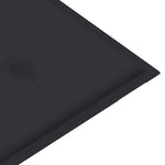Összecsukható bambusz kerti pad párnával 118 cm 7
