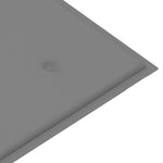 Összecsukható bambusz kerti pad párnával 118 cm 7