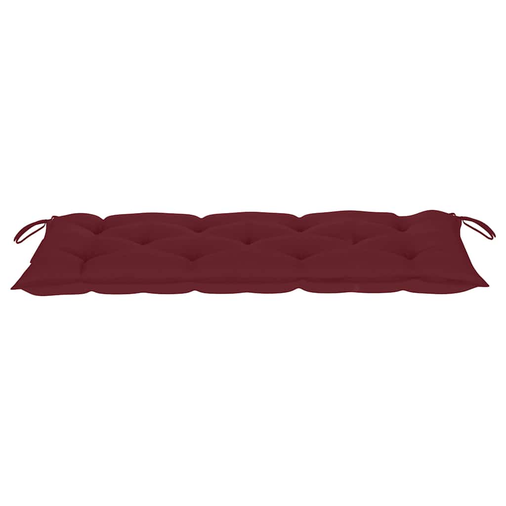 Összecsukható bambusz kerti pad párnával 118 cm 6