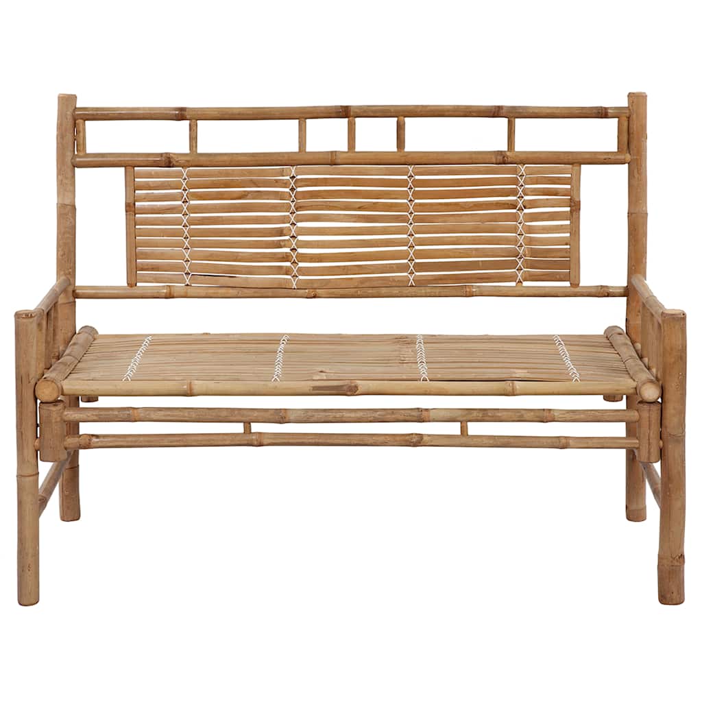 Bambusz kerti pad párnával 120 cm 3