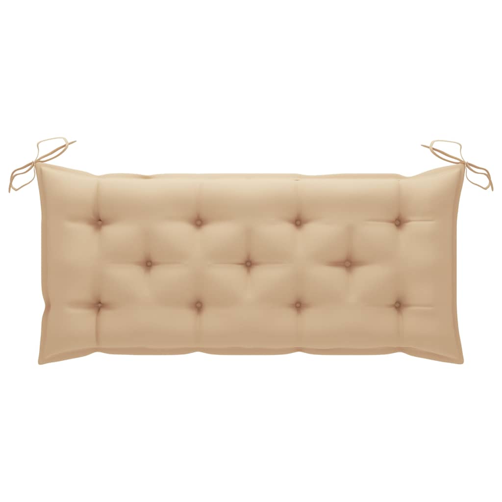 Bambusz kerti pad párnával 120 cm 8