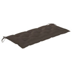 Bambusz kerti pad párnával 120 cm 6