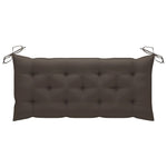 Bambusz kerti pad párnával 120 cm 8
