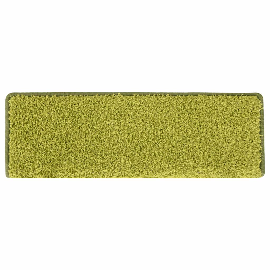 15 db zöld lépcsőszőnyeg, téglalap alakú széllel, 65 x 21 x 4 cm 4