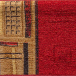 15 db piros öntapadó lépcsőszőnyeg 65x21x4 cm 8