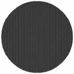 5 részes fekete polyrattan kerti kanapészett párnákkal 10
