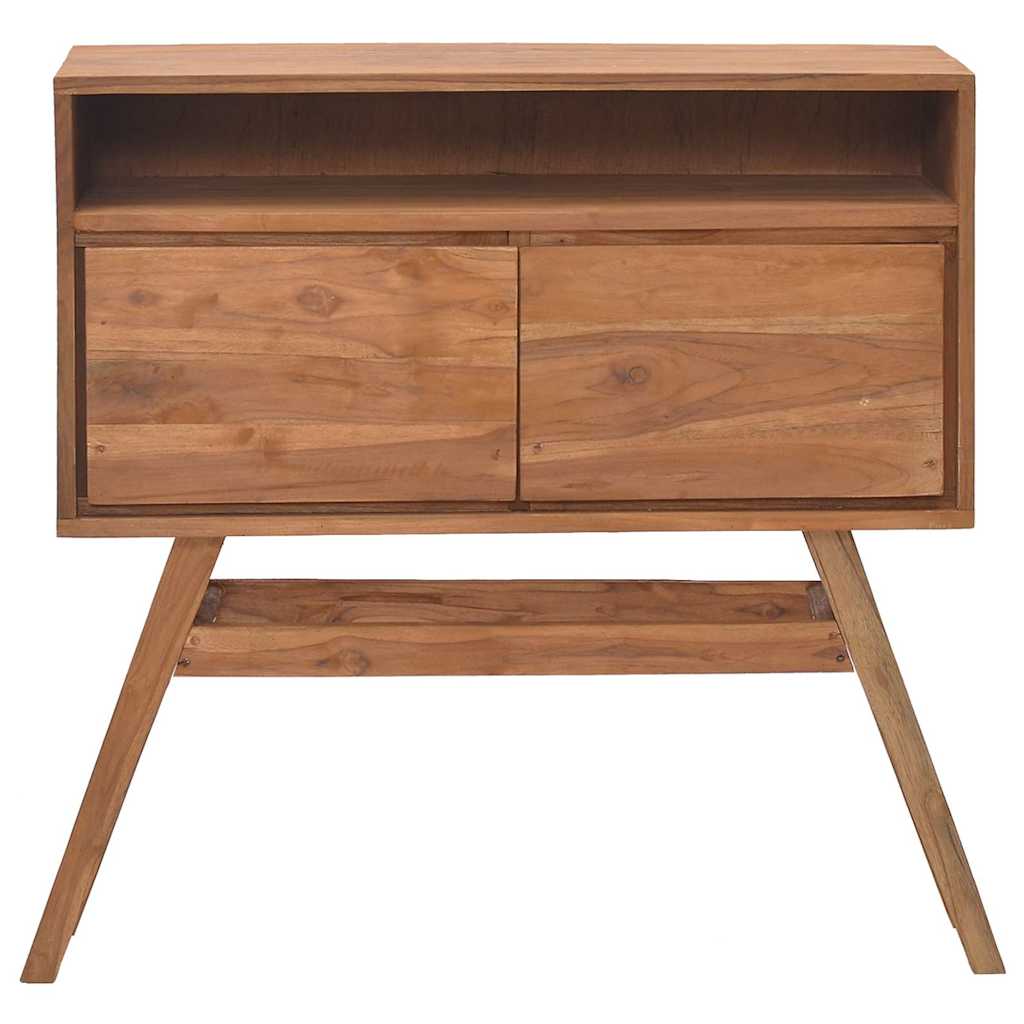 Tömör tíkfa tálalóasztal 80 x 30 x 80 cm 3