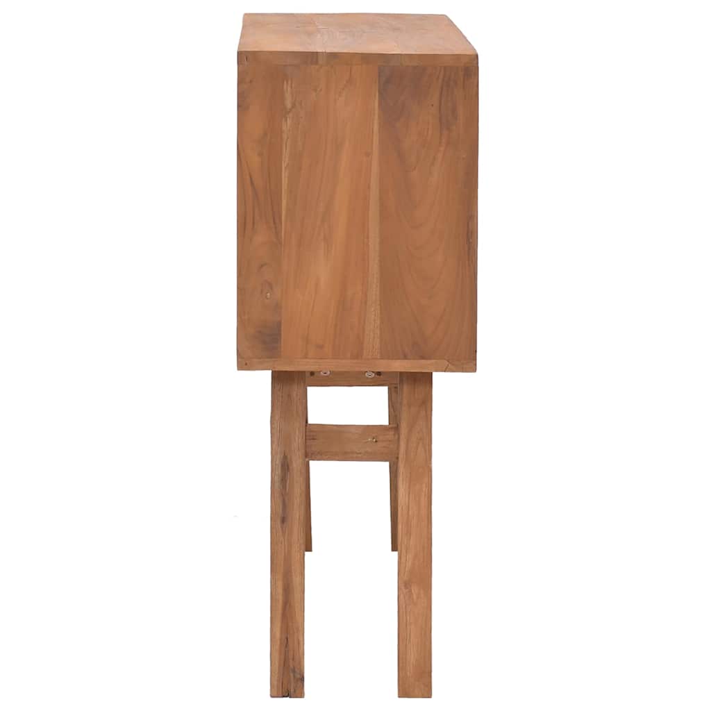 Tömör tíkfa tálalóasztal 80 x 30 x 80 cm 4