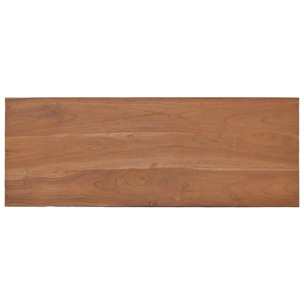 Tömör tíkfa tálalóasztal 80 x 30 x 80 cm 6