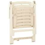 4 db fehér műanyag kerti szék 6