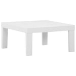 2 részes fehér műanyag kerti ülőgarnitúra párnákkal 7