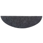 10 db öntapadós lépcsőszőnyeg 56 x 17 x 3 cm sötétszürke félkör alakú 4
