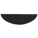 5 db öntapadós lépcsőszőnyeg 56 x 17 x 3 cm fekete félkör alakú 4