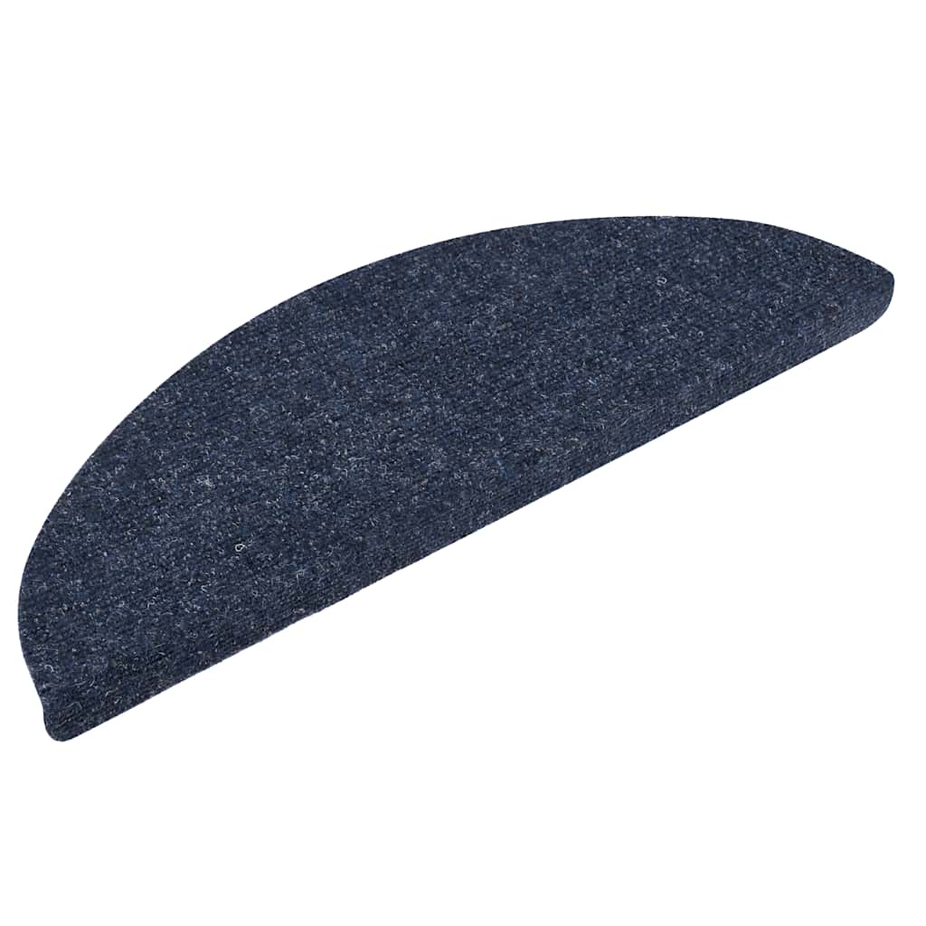 5 db öntapadós lépcsőszőnyeg 56 x 17 x 3 cm kék félkör alakú 2