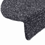 10 db öntapadós lépcsőszőnyeg, 65 x 21 x 4 cm, sötétszürke, nagy félkör alakú 6