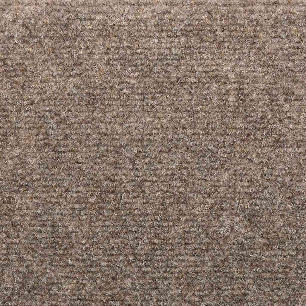 10 db öntapadós lépcsőszőnyeg 65 x 21 x 4 cm bézs félkör alakú nagy 7