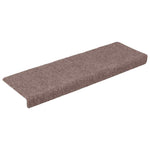 5 db öntapadós lépcsőszőnyeg 65 x 21 x 4 cm világosbarna téglalap alakú széllel 3