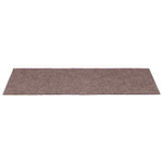 5 db öntapadós lépcsőszőnyeg 65 x 21 x 4 cm világosbarna téglalap alakú széllel 4