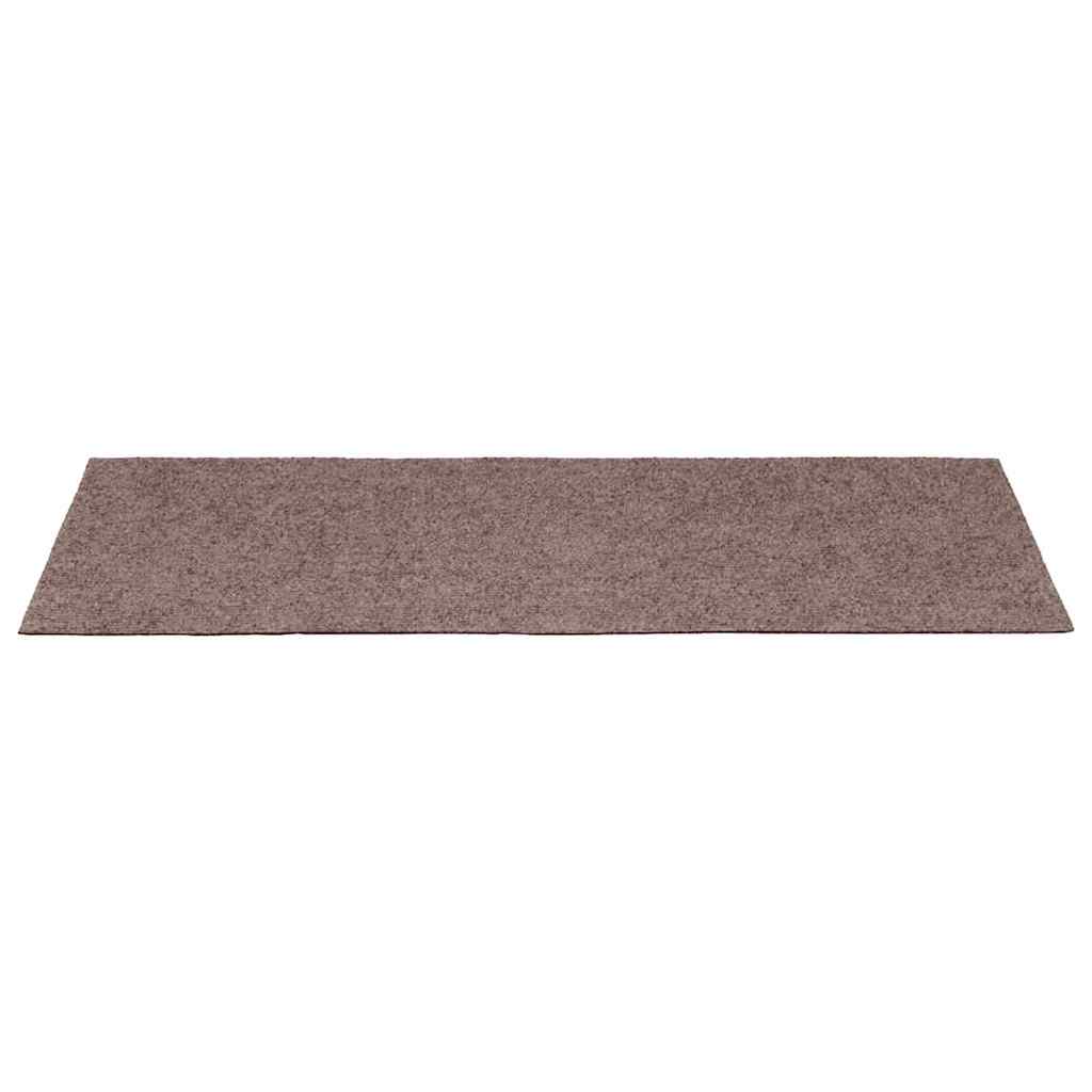 5 db öntapadós lépcsőszőnyeg 65 x 21 x 4 cm világosbarna téglalap alakú széllel 4