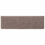 5 db öntapadós lépcsőszőnyeg 65 x 21 x 4 cm világosbarna téglalap alakú széllel 5