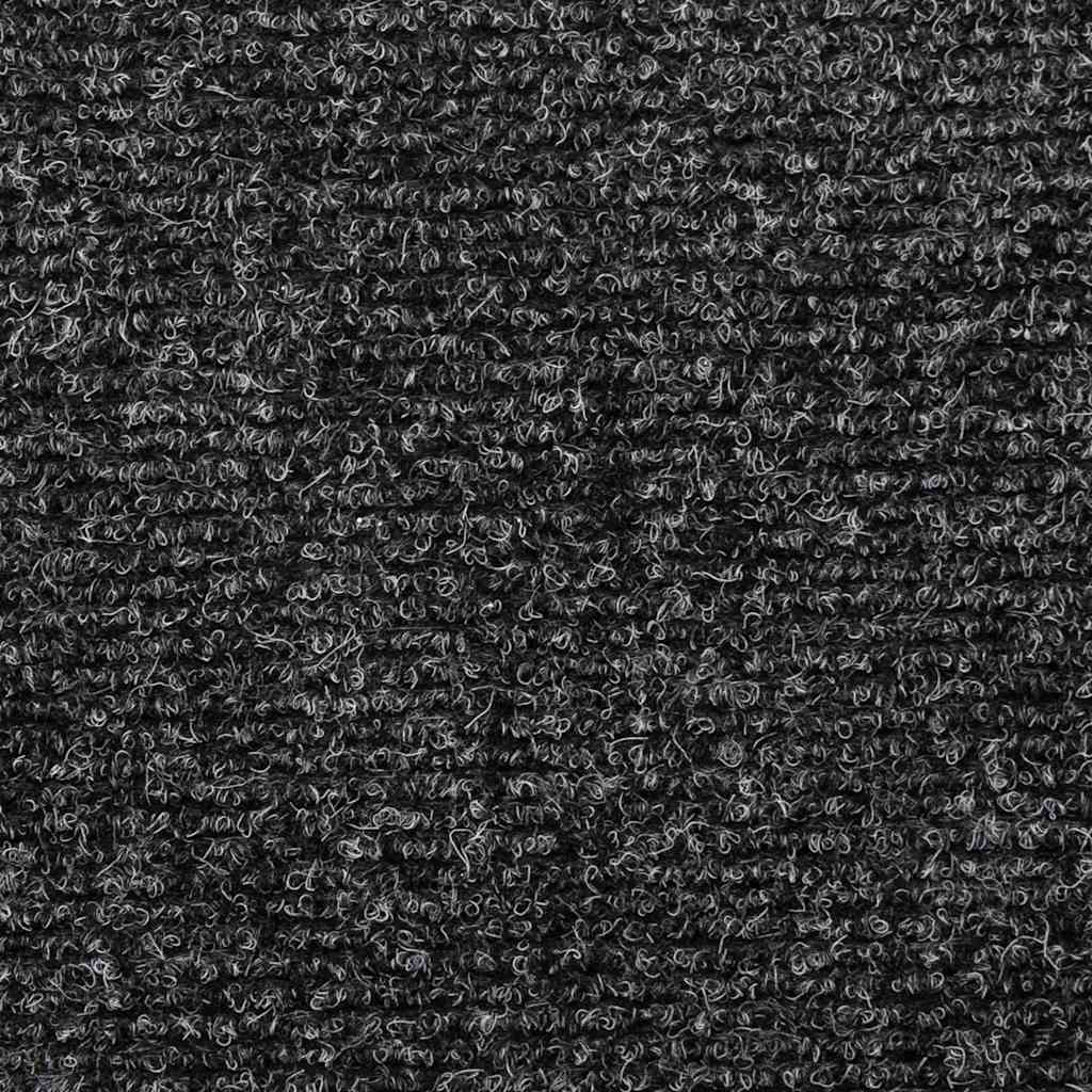 5 db öntapadós lépcsőszőnyeg, sötétszürke, téglalap alakú széllel, 65 x 21 x 4 cm 7
