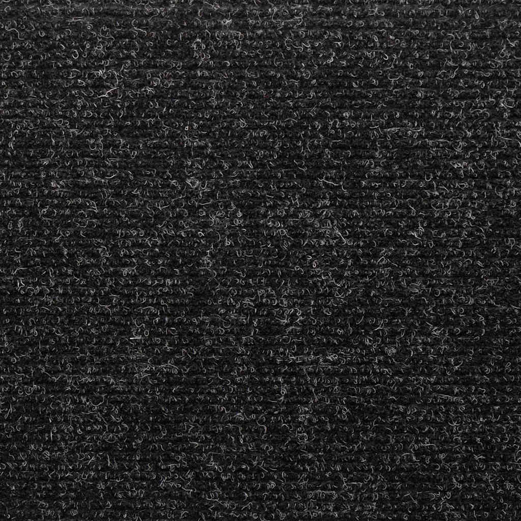 5 db öntapadós lépcsőszőnyeg, 65 x 21 x 4 cm, fekete, téglalap alakú széllel 7