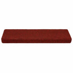 5 db öntapadós lépcsőszőnyeg 65 x 21 x 4 cm bordói piros téglalap alakú széllel 3