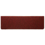 5 db öntapadós lépcsőszőnyeg 65 x 21 x 4 cm bordói piros téglalap alakú széllel 4