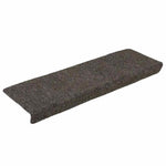 5 db öntapadós lépcsőszőnyeg 65 x 21 x 4 cm antracit téglalap alakú széllel 2