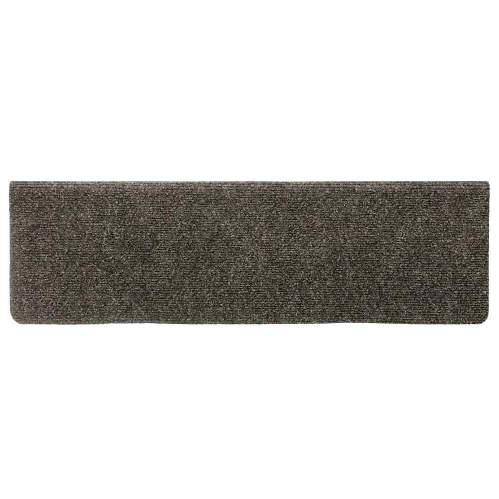 5 db öntapadós lépcsőszőnyeg 65 x 21 x 4 cm antracit téglalap alakú széllel 4