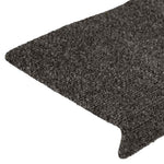 5 db öntapadós lépcsőszőnyeg 65 x 21 x 4 cm antracit téglalap alakú széllel 6
