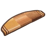 5 db barna öntapadó lépcsőszőnyeg 65x21x4 cm 2