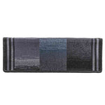 10 db fekete és szürke öntapadó lépcsőszőnyeg 65x21x4 cm 5