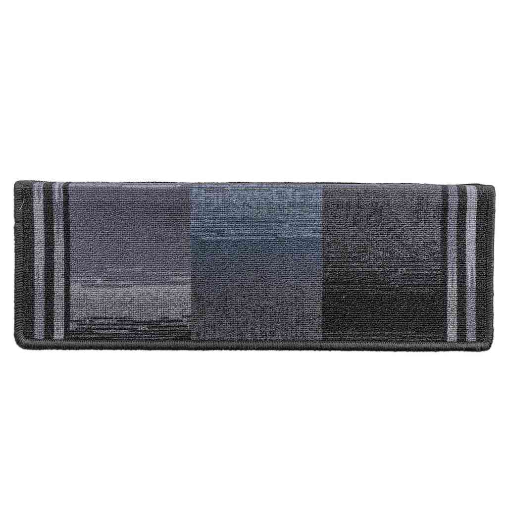 10 db fekete és szürke öntapadó lépcsőszőnyeg 65x21x4 cm 5