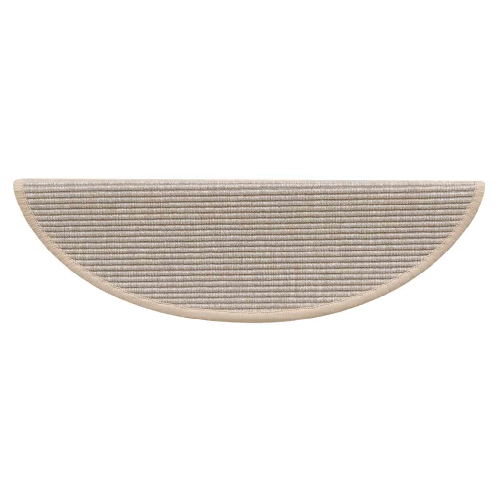 15 db ezüst színű, félkör alakú lépcsőszőnyeg 56 x 17 x 3 cm 6