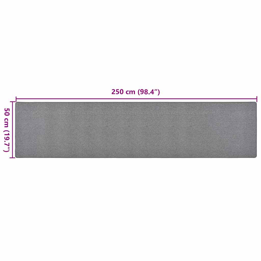Sötétszürke futószőnyeg 50 x 250 cm 7