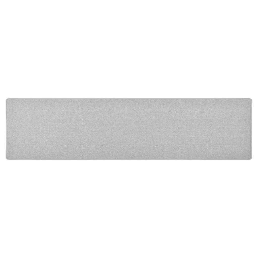 Világosszürke futószőnyeg 50 x 200 cm
