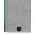 Betonszürke LED-es tükrös fürdőszobaszekrény 50 x 13 x 70 cm 6