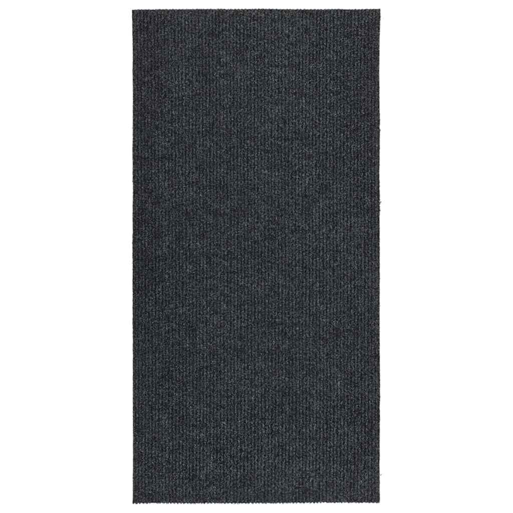 Antracitszürke koszfogó futószőnyeg 100 x 200 cm