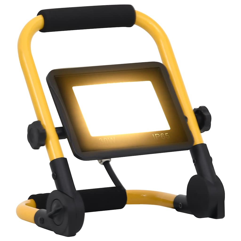 Meleg fehér fényű fogantyúval ellátott LED-es reflektor 30 W