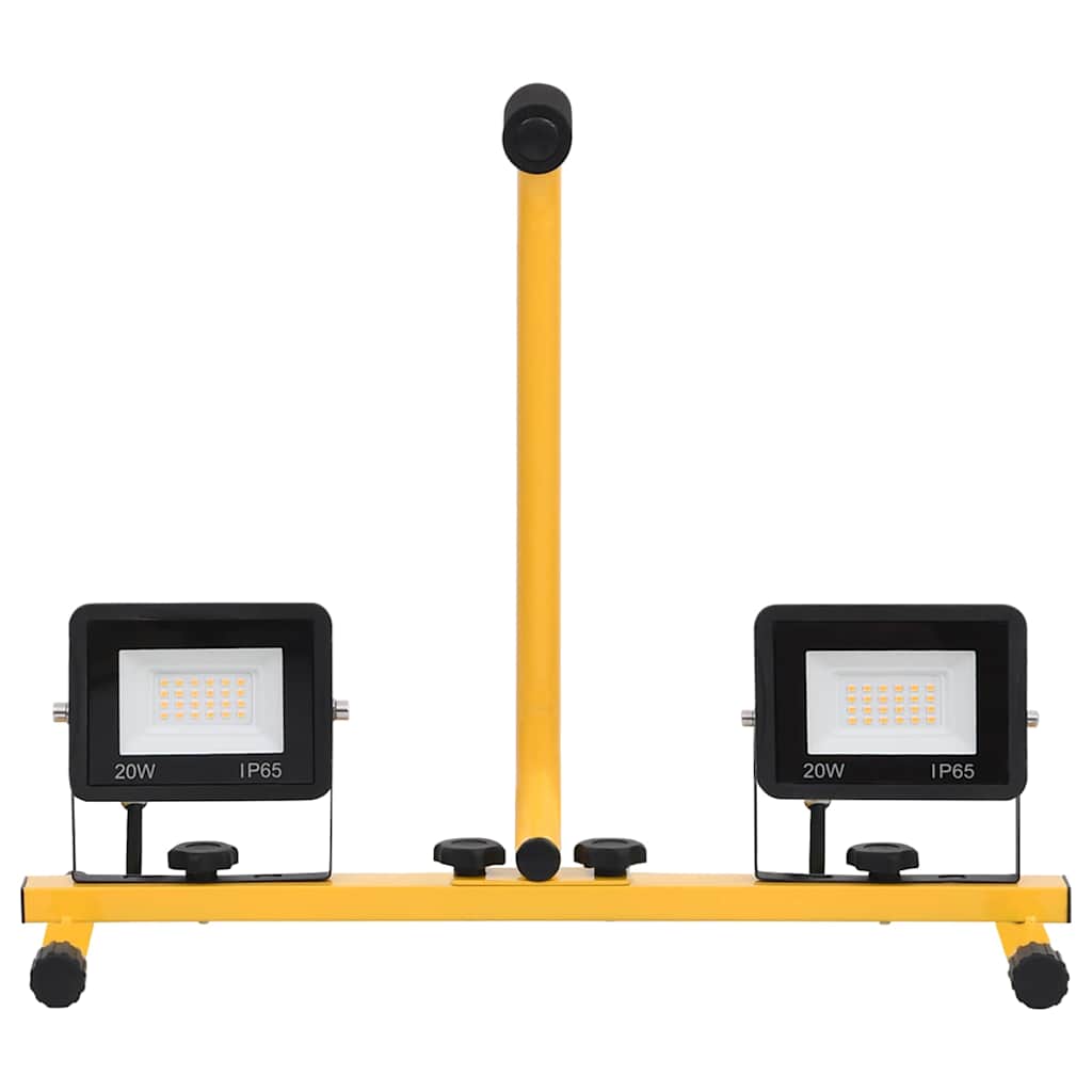 Hideg fehér fényű fogantyúval ellátott LED-es reflektor 2x20 W 3