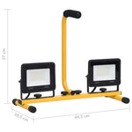 Hideg fehér fényű fogantyúval ellátott LED-es reflektor 2x30 W 12
