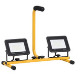Hideg fehér fényű fogantyúval ellátott LED-es reflektor 2x30 W 3