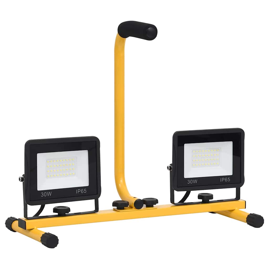 Hideg fehér fényű fogantyúval ellátott LED-es reflektor 2x30 W 4