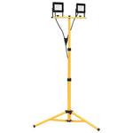 Meleg fehér fényű háromlábú LED-es reflektor 2 x 20 W