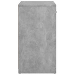 Betonszürke szerelt fa cipőtároló pad 94,5 x 31 x 57 cm 4