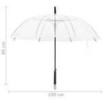 Átlátszó esernyő 100 cm 6