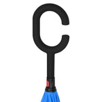 Fekete C-markolatú esernyő 108 cm 4