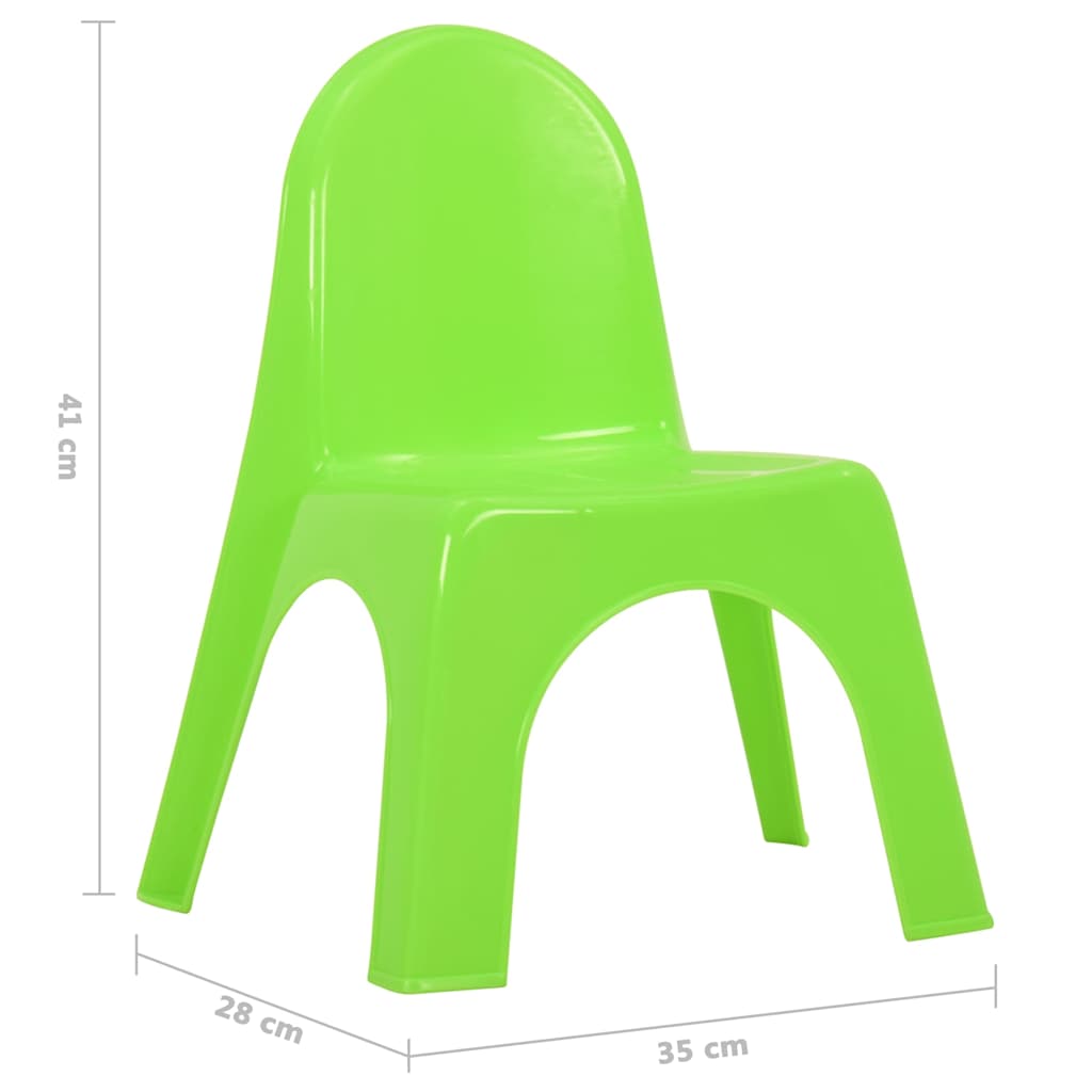 PP gyerek asztal és szék szett 17