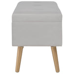 Szürke bársonypad tárolórekesszel 80 cm 4